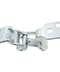 Set Of Two Chrome Plated Right Side Upper Lower Door Hinges Fits Ford Transit Connect 2010 Through 2013 close-up view