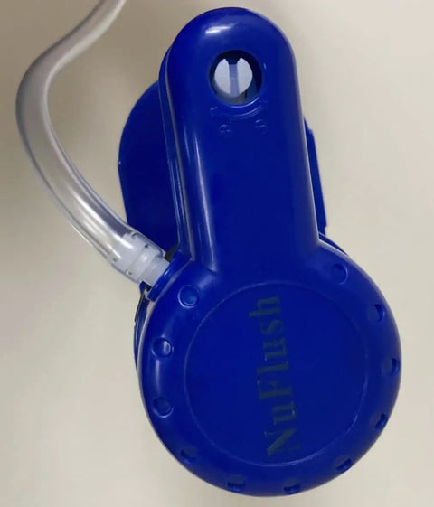 Top view of TSU18A Fill Valve Assembly For Toilet Replacement Kit with G-MAX One Piece Design, blue valve component visible