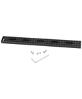 Top Shelf 12 Inch Long Cheese Mounting Plate Featuring Heavy Duty Aluminum Body And Built In Quarter Twenty Screws with accessories.