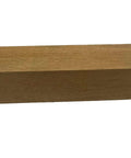 Mahogany pepper mill blank, 3x3x12 in, kiln-dried turning wood block (side view)