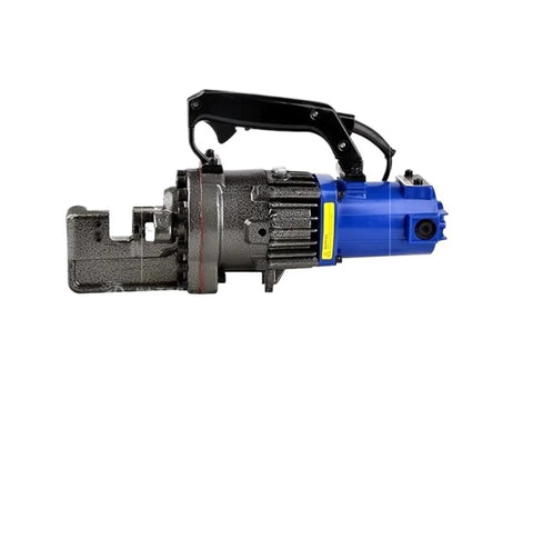 Handheld Electric Hydraulic Rebar Cutter RC-16, portable steel shear with durable blades for quick construction cuts.