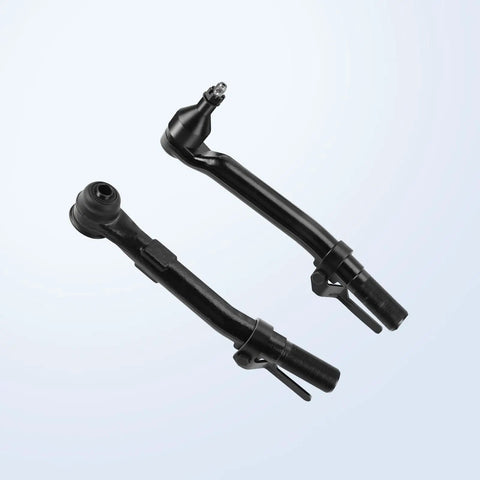 Beefed Up Front Tie Rod Ends Kit For Ford F250 F350 Super Duty 2005 2016 4WD 4x4 Outer Tie Rod End Link With Adjusting Sleeve Drag Link And Pitman Arm Suspension Kit 5 Pieces, black steel tie rods