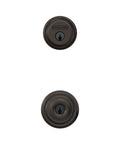 Georgian Style Front Door Deadbolt Lock In Aged Bronze Easy Install Single Cylinder Keyed Entry Built Tough For Home Security