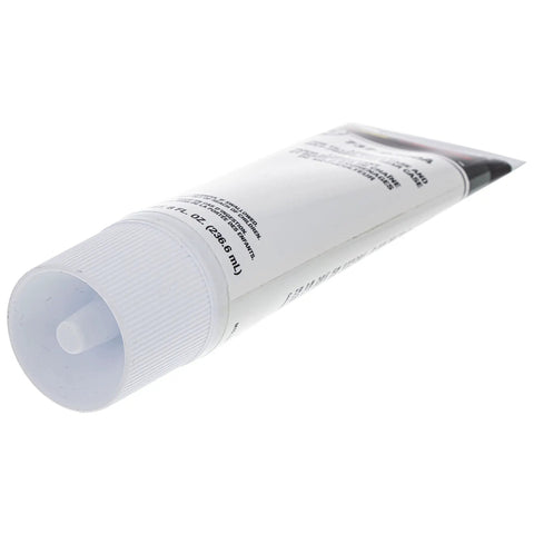 Side view of Grease 8 Oz Tube OEM Replacement Part For Various MTD Lawn And Garden Models 7370300A with cap.