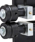 Close-up of Heavy Duty Bead Roller 8 Inch With 22mm Shaft showing metal dies for metal fabrication and panel shaping.
