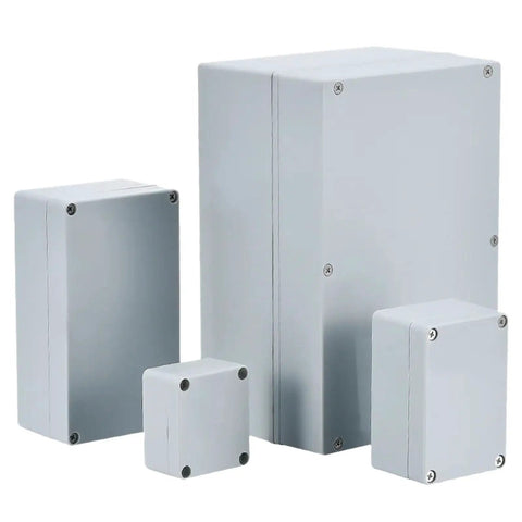Rugged Waterproof ABS Junction Box Enclosure for Outdoor Electrical Projects IP67 Rated, various sizes for diverse installations.