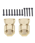 Brass Diff Cover Set For 1 24 Scale RC Crawler Front And Rear Axles Heavy Duty Upgrade That Adds Weight For Better Traction
