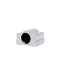 SCS10UU Linear Ball Bearing Set Of 4, 10mm Bore Diameter, High Quality Steel Sliding Block, single bearing front view