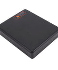 Keep Your Home Net Running Smooth With This Compact Mini UPS For Routers And Modems Housing A Solid 20800 Mah Cell That Hands You Up To 10 Hours Of Unbroken Wifi Right Through Blackouts EU Plug, black mini UPS with textured surface.