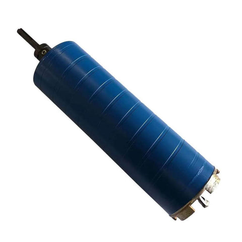 Amazon 3-inch diamond dry core bit for brick and block with SDS-Plus pilot adapter, blue body