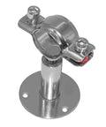 Adjustable Stainless Steel Pipe Support Bracket For 2.36 To 2.56 Inch Pipes Wall Or Ceiling Mount Strap Clamp