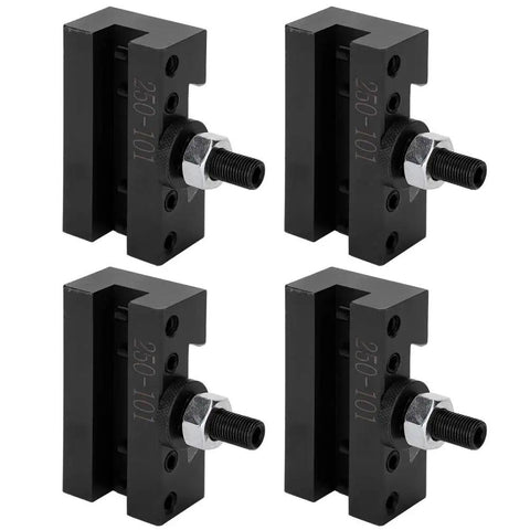 4PC Quick Change Boring Tool Set With High Carbon Steel CNC Fixture Clamps, black clamps for precise machining
