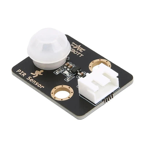 PIR Infrared Motion Sensor Module 3 Pack For Arduino And ESP32 With Easy Plug Cables Grab And Go Body Detection Plug And Play DIY Sensor Kit For Smart Home Projects black PIR sensor board with white dome lens and plug connector
