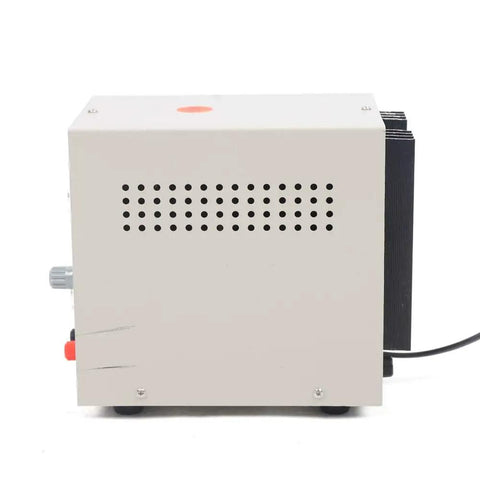 Compact 3A Electroplating Machine For Jewelry, 110V Pro Grade Gold And Silver Plating Power Supply rear view.