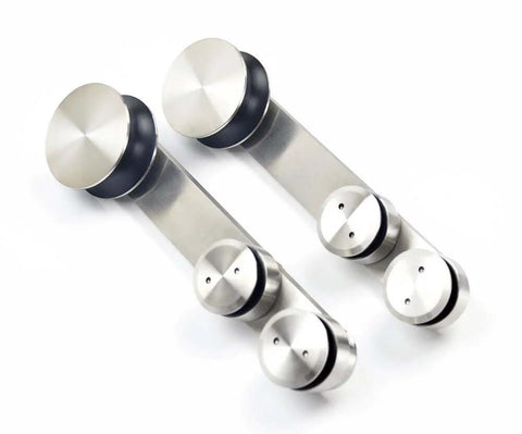 Stainless steel rollers for 12 Ft Stainless Steel Glass Double Bi Partition Sliding Barn Door Hardware Kit Heavy Duty