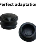 Six Pack Bike Front Fork Top Caps 0.75 Inch Dust Covers For Suspension Forks shown with rubber material and detailed view