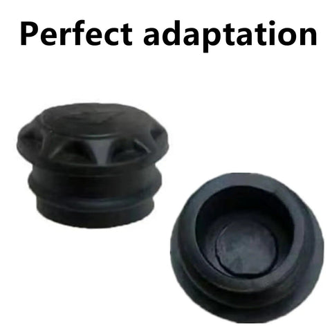 Six Pack Bike Front Fork Top Caps 0.75 Inch Dust Covers For Suspension Forks shown with rubber material and detailed view