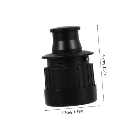 Hidden Pop Up Drawer Pull Handle For Cabinets And Doors, black zinc alloy, dimensions 4.7cm x 3.5cm, sleek modern design, side view