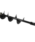 12 By 52 Inch Auger Drill Bit With 2 Inch Hex Connection For Excavators Beefy Workhorse Spiral Hole Digger, steel construction
