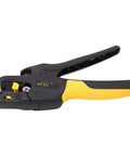 Lvifloae Automatic Wire Stripper Tool Labor Saving Adjustable Cord Peeling Pliers for Electrician, 10mm², black and yellow design.