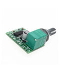 Compact USB Powered PAM8403 2 Channel Digital Power Amplifier Board 5V DC With 2 x 3W Output And Volume Potentiometer