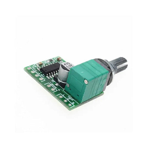 Compact USB Powered PAM8403 2 Channel Digital Power Amplifier Board 5V DC With 2 x 3W Output And Volume Potentiometer