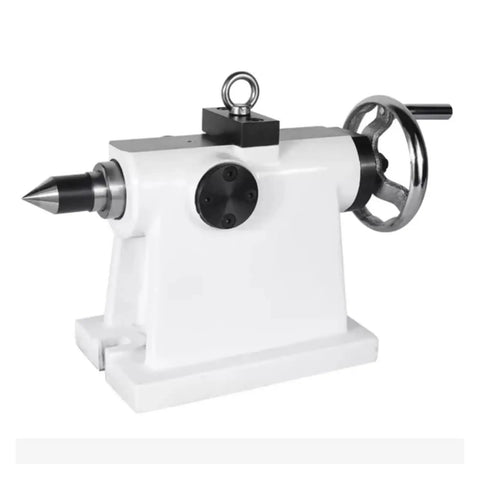 Heavy Duty Four Axis Tailstock Indexing Head Rotary Table For Cnc Lathe Milling Machines Manual Operation durable white finish.
