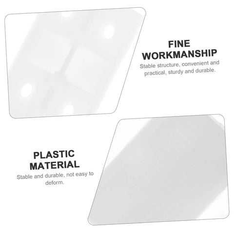 100 Piece Plastic Corner Braces And Shelf Gusset Brackets With Slick Fit For Cabinet Assembly Using 90 Degree Right Angle Support Pins For No Sweat Setup And Rock Solid Furniture Holdings