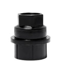 Wheel Lug Nut Cap Set Black Plastic Covers M27X2.0 For Silverado Sierra 1500 Yukon - single black lug nut cap