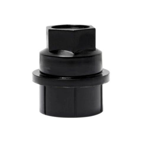 Wheel Lug Nut Cap Set Black Plastic Covers M27X2.0 For Silverado Sierra 1500 Yukon - single black lug nut cap