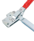 Adjustable Stainless Steel Toggle Clamp With Lengthened Lever Arm And Customizable Opening For Heavy Duty Workshop Jobs That Get The Grip Tight And Secure Every Single Time, red handle
