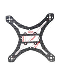Top view of GLA2.5 2.5 Inch Glass Fiber Racing Drone Frame Kit With 110mm Wheelbase 2.5mm Thick Body Durable Glass Fiber Construction