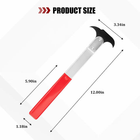 Heavy Duty Car Seal Puller With Dual Hook Tips For Oil And Grease Seal Disassembly And Installation, Universal Automotive Tool