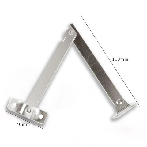 2 Pack Cabinet Lid Hinges With Lid Support Durable Folding System for Suitcases Jewelry Boxes Wooden Boxes and Storage Chests