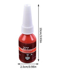 Red Thread Locker Gel For All Fasteners And Nuts, 10ml bottle of ultra strong anaerobic adhesive, prevents loosening, stops rust