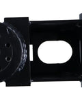 Heavy Duty Hydraulic Platform Rotate Actuator Straight Up Drop In Swap For Boom Lifts, black metal construction with mounting holes visible.