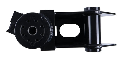 Heavy Duty Hydraulic Platform Rotate Actuator Straight Up Drop In Swap For Boom Lifts, black metal construction with mounting holes visible.