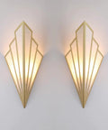 Dope Modern Wall Light Set For Bedroom And Living Room Simple Creative Sconces With E12 Socket Art Deco Style Hardwired