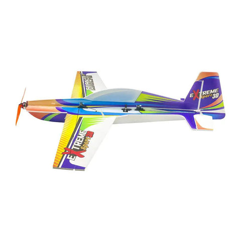 Foam RC Plane Kit 710mm Wingspan for DIY 3D Aerobatic Flying Outdoor Fun, Lightweight Durable Sport Model, Eye Catching Finish