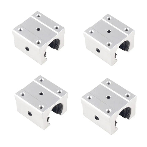 Beefed Up Pro Grade SBR Linear Bearing Block Kit 12mm Slider Rails For CNC Router Four Pack Includes SBR10UU SBR12UU SBR16UU