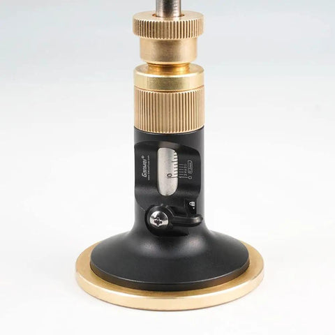 Solid Brass Wheel Marking Gauge Kit Featuring Metric Micro Adjuster Ruler And Hardened Steel Cutter for precise wood scribing.