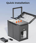Multi-Kilo Filament Dryer For 1kg To 5kg Spools, Heats Up To 70 Celsius, fireproof moisture-proof enclosure with detachable heating module