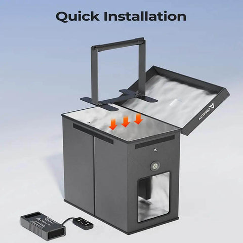 Multi-Kilo Filament Dryer For 1kg To 5kg Spools, Heats Up To 70 Celsius, fireproof moisture-proof enclosure with detachable heating module