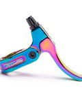 Throttle Series BMX Right Brake Lever Oil Slick Finish with Lightweight Design and Precise Control for Intermediate Riders