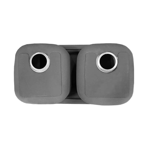 Undermount Double Bowl Kitchen Sink 32 By 18 By 9 Inches, 18 Gauge 304 Stainless Steel, Satin Finish, bottom view, noise pads visible.