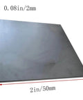 Graphite Blank Blocks Pack Of 15 Pro Grade High Purity 99.9 Percent Graphite Plates Measuring 2 By 0.8 By 0.08 To 0.12 Inches