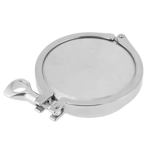 Rock Solid 4 Inch 102mm Sanitary Pipe Fitting Kit With End Cap Weld Ferrule Clamp And Silicone Gasket For Brewing Dairy And Food Processing Jobs That Need Heavy Duty Stainless Steel Gear That Lasts.