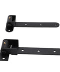 Hella Tough Heavy Duty Strap Gate Hinges Supporting 900 Pounds Heavy Gauge Stainless Steel Farm Entrance Brackets Zero Sag Design