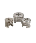 All In One Connector Eccentric Wheel Hardware For Furniture 10 Pieces Thickening Set Zinc Alloy Nickel Plated 15mm 12mm 10mm