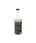 Back view of engine and fuel system cleaner bottle, 32 oz. Engine And Fuel System Cleaner For Gas And Ethanol Blends Cleans Injectors Carburetors Intake Valves Spark Plugs Pistons And Cylinder Heads Removes Carbon Build Up Prevents Knocking And Piston Seizure 32 Oz.
